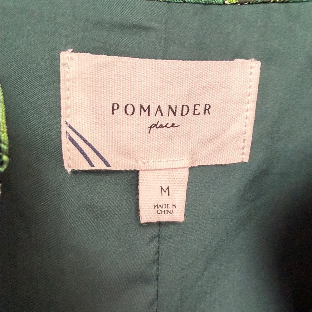 Tuckernuck Pomander Place Green Jaquard Samantha Dress - Picture 6 of 6